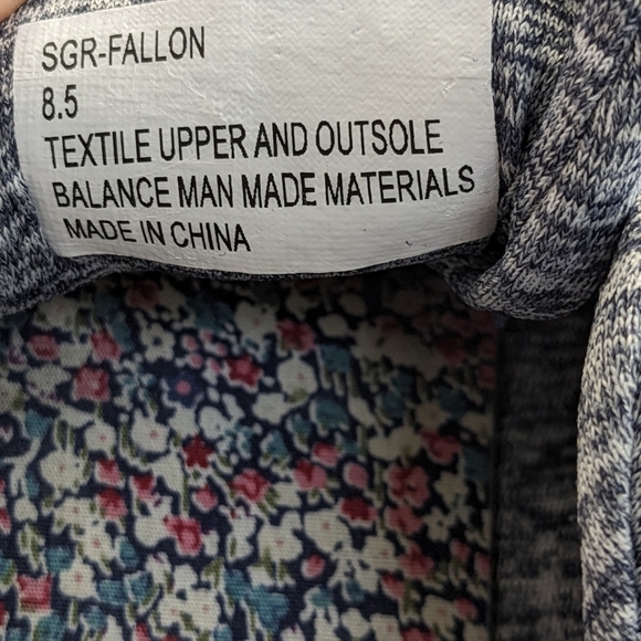 Sugar Fallon Jersey Canvas Sneakers 8.5 - Picture 4 of 8